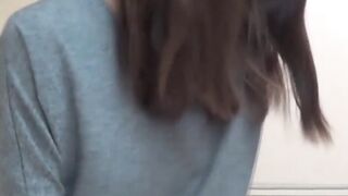 Hot Asian babes have their hairy pussies filmed while peeing