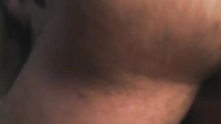 Horny shemale having rough sex with a latino