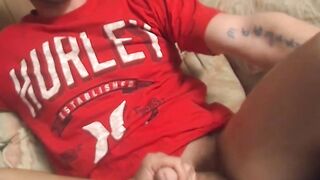 Straight dude blown gently by his young gay friend