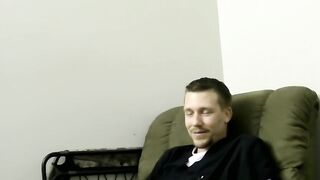 Chubby gay amateur sucking on hard younger cock