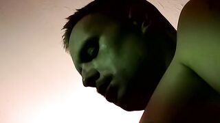 USA white dude has his dick sucked by a black homo