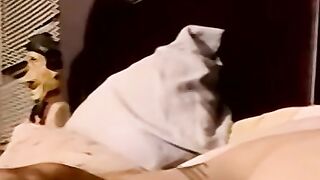 Handsome amateur presents his naked body and wanks off