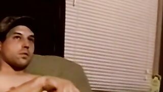 Handsome amateur presents his naked body and wanks off
