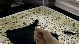 Double handed masturbation with young twink homemade solo