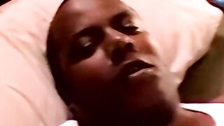 Mature black man receives cum in mouth after sucking dick