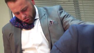 Hunk businessman Dato Foland pounding muscle gay in office