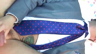 Hunk businessman Dato Foland pounding muscle gay in office