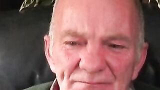 Stunning mature hunk masturbates his big rock hard cock