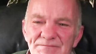 Stunning mature hunk masturbates his big rock hard cock