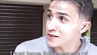 Spanking gets the latin twink in the mood for bareback sex
