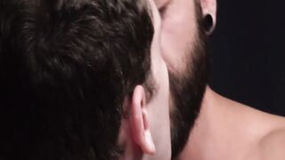 Muscular inked hunk Eddie Danger asserts his dominance over twink Ethan Tate