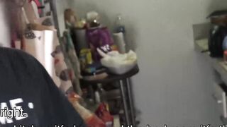 LatinoJuice.com - Emi - Cute hipster Emi cums all over himself after shoving my dick