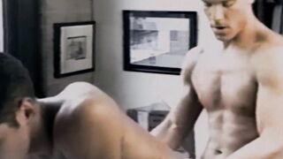 WItness hardcore retro fucking featuring big dicked Martin and Joel