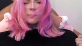 Pink Haired Girl Deep Sucking Dick vol2 Hoe 2