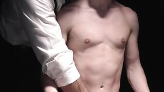 Twink Canyon Cole ass toyed by Master Felix Kamp