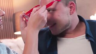 Czech brunette Tiffany Blue makes her lover cum inside her mouth