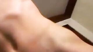 Horny straight dudes spitroast foursome pounding busty chick