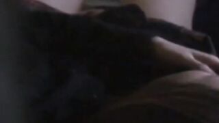 Hot Asian goddess teases her tight hairy pussy in kinky solo