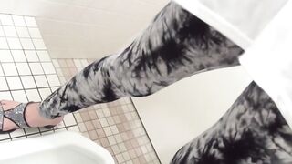Pretty Asian babes pissing in horny close up compilation