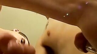 Elevated masturbation with Horny Billy and hottie Damien