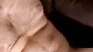 Chubby amateur wanks his cock and gets help from mature gay