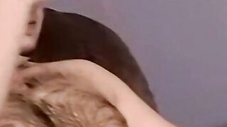 Chubby amateur wanks his cock and gets help from mature gay