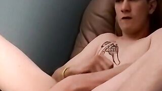 Young skinny amateur anal plays and cums in homemade video