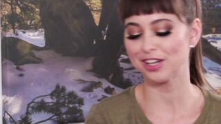 Young wild lesbians Riley Reid and Ivy Wolfe kiss and fuck