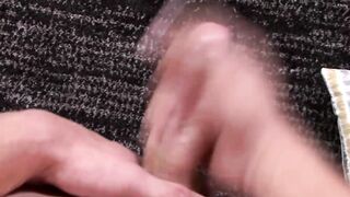 Muscular homo Spencer Laval strokes military dick vigorously