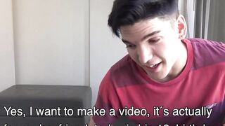 LatinoJuice.com - Tommy & Walter - I undressed my boyfriend Tommy so I can slide his