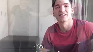 LatinoJuice.com - Tommy & Walter - I undressed my boyfriend Tommy so I can slide his