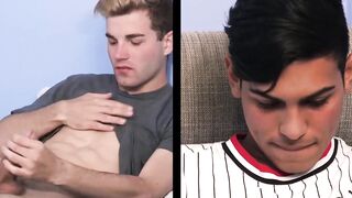 Studly stepdad screws his stepson and his Latino beau