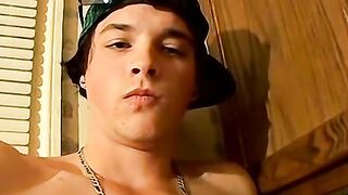 Handsome and horny straight boy York needs a little relief
