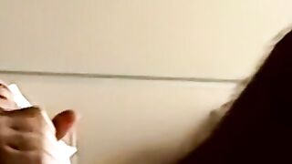 Homemade video of young amateur barebacking two chubby men