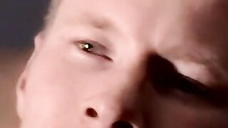 Skinny young amateur masturbates on camera solo and jizzes