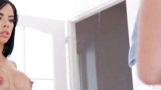 Italian babe Megan Fiore craves cock so she seduces her stepbro into fucking her