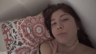 She prefers anal sex because her snatch is very tight Little Tina