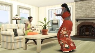 Desi Milf and Son after he finds her Mother nude inside her room and he couldn't refrain himself