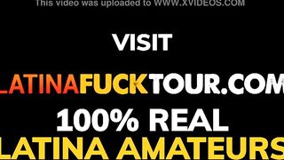 Hottie Hispanic Amateur 19 Yo Taking my Huge Penis inside her Mouth