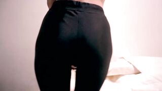 Slender sluts takes huge penis inside doggy style