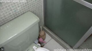 Taboo Shower JOI with Teens Sister Ashlynn Taylor at Old Lady's House