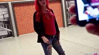 GERMAN SCOUT - GINGER EIGHTEEN CLOE (20) PICKUP AND BONED AT STREET CASTING INTO BERLIN