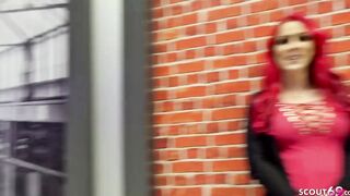 GERMAN SCOUT - GINGER EIGHTEEN CLOE (20) PICKUP AND BONED AT STREET CASTING INTO BERLIN