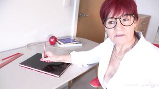 AuntJudys - 64yo Ginger Professor Mrs. Linda's Sexual Fantasy