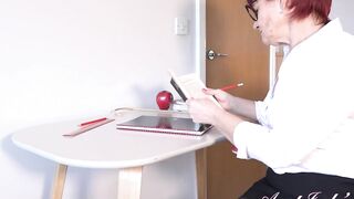 AuntJudys - 64yo Ginger Professor Mrs. Linda's Sexual Fantasy