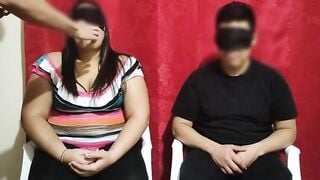 We pay a married lovers $ 100 to play the test game, and if you guess what they have into their mouth the sluts cheats on him with the game performer, they end up fucking part 1/2