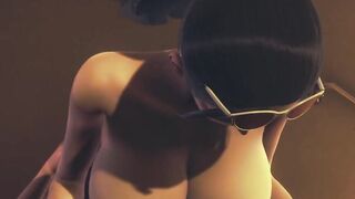 1 Piece Cartoon Yuri 3D - Lesbo Sex Nami x Nico Robin Scisioring & Cunnilingus and squirt - Japanese Manga animated oriental Game Porn