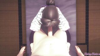 Kimetsu no Yaiba Animated - pov Shinobu Porn - Japanese manga animated porn