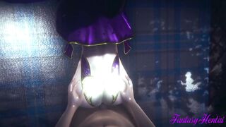 Genshin Impact Anime 3D Mona Compilation [Fuck, cunnilingus, bj, hand job...] - Japanese eastern manga hentai game porn