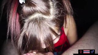 Teenage Thai amateur rubs cunt with mouth rimjob oral sex and boned from behind